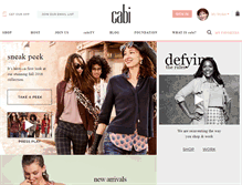 Tablet Screenshot of fashionlady.cabionline.com